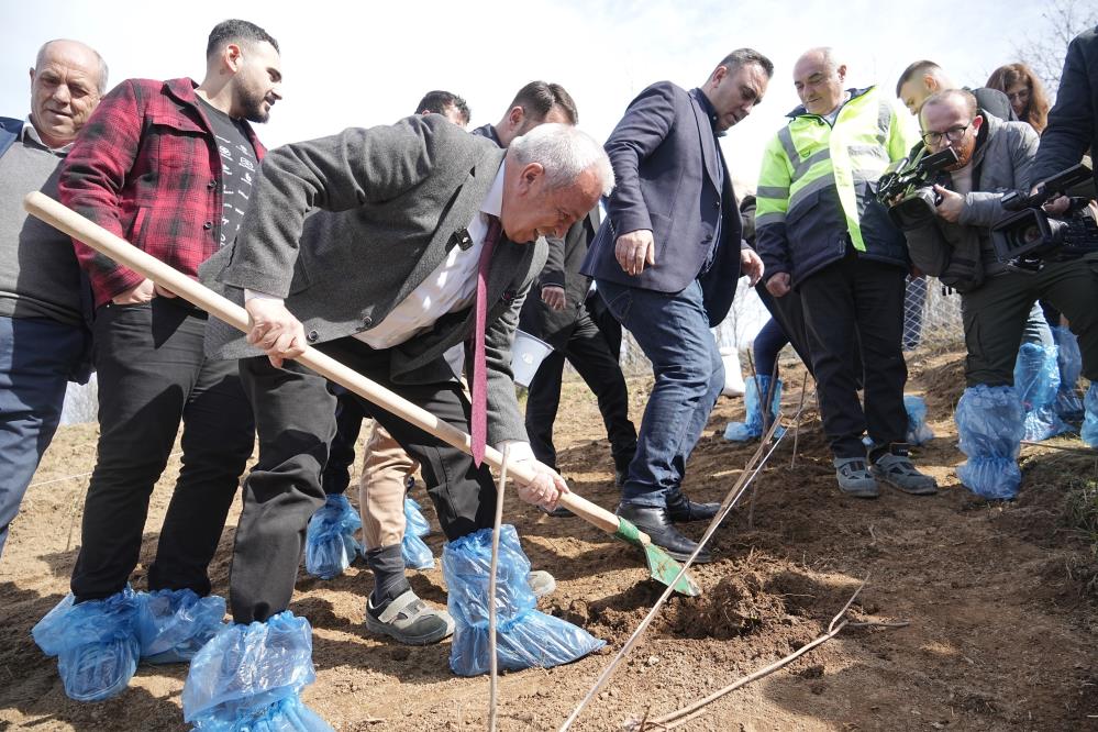 Bursa Nilüfer Belediyesi, çiftçiyi tarıma