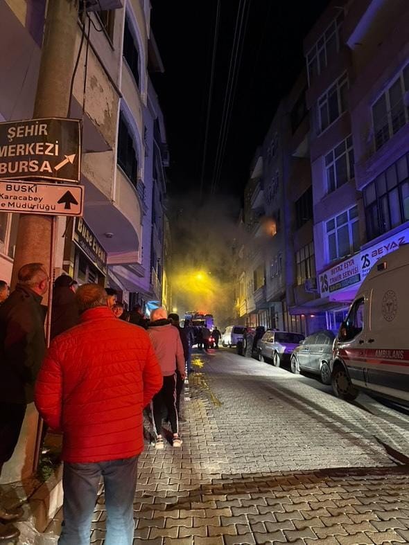 Bursa’da korkutan yangın