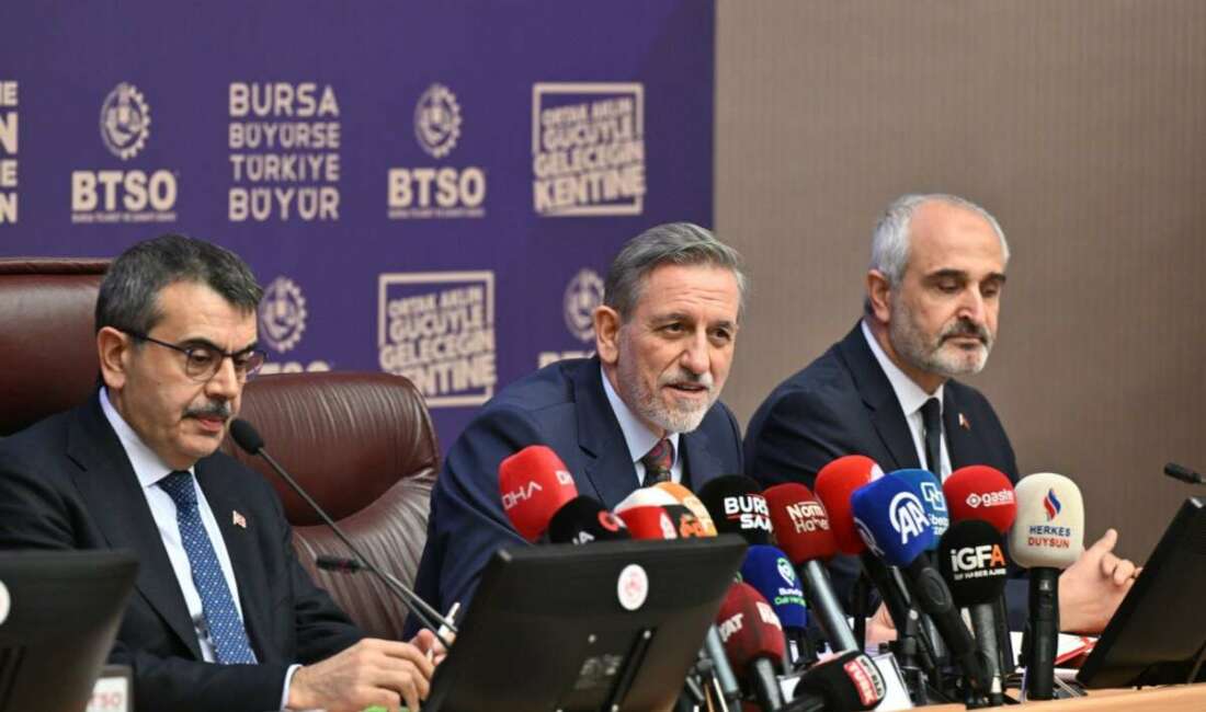BTSO ve Milli Eğitim Bakanlığı Mesleki Eğitimde İş Birliği Protokolü imzaladı
