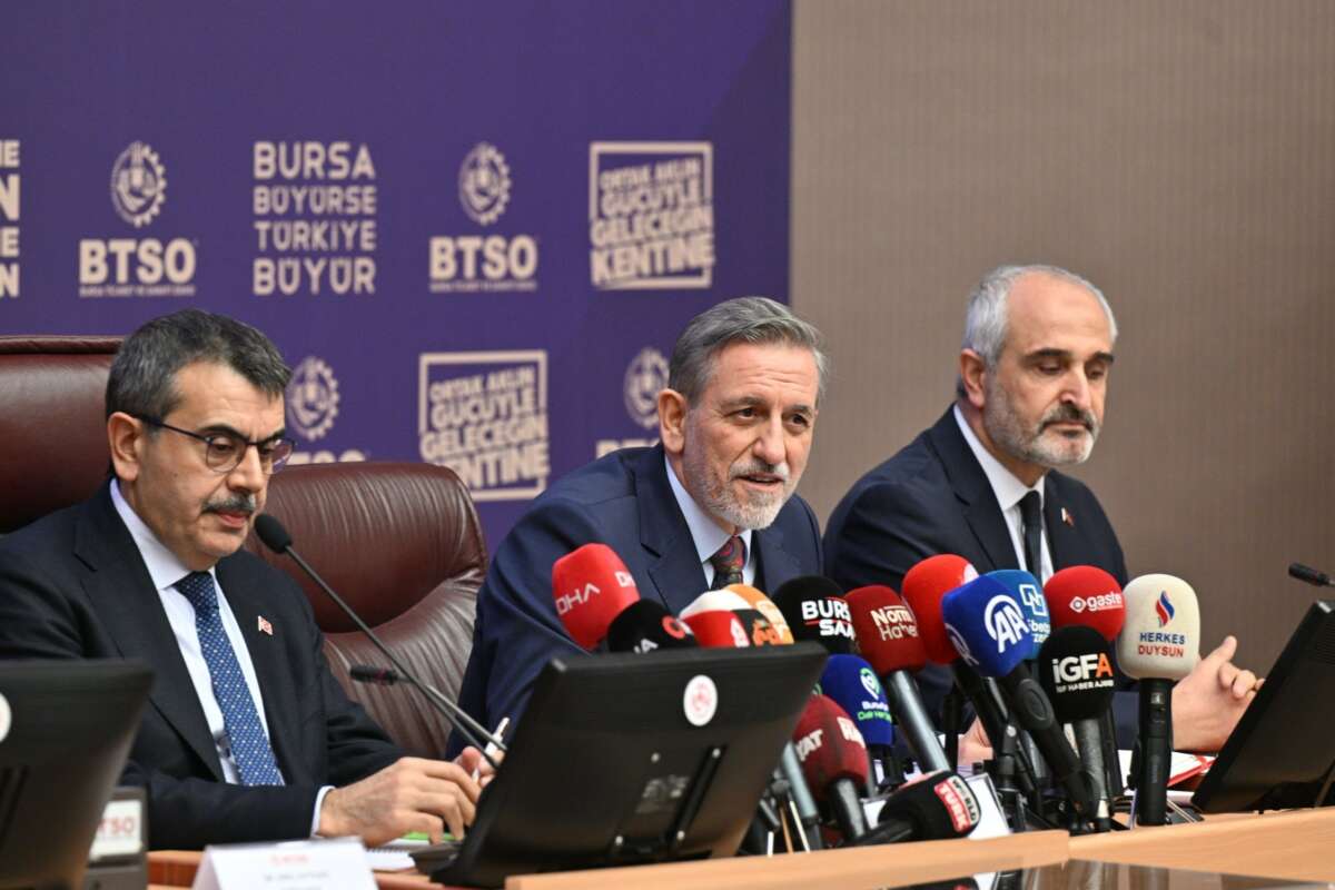 BTSO ve Milli Eğitim Bakanlığı Mesleki Eğitimde İş Birliği Protokolü imzaladı
