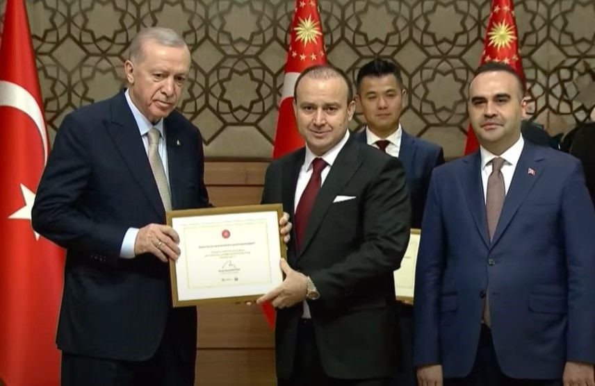 Cumhurbaşkanı Erdoğan’dan Bursalı firmaya teşekkür belgesi