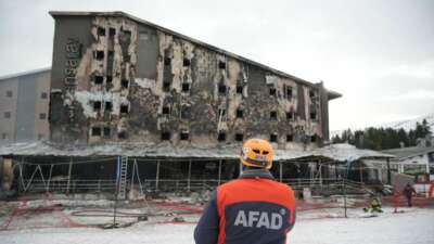 Uludağ'da milli kayakçı Berkin Usta