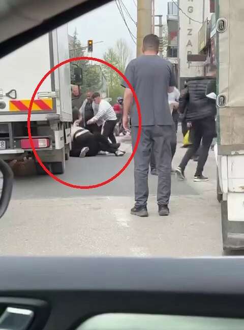 Bursa'da iki sürücünün yol