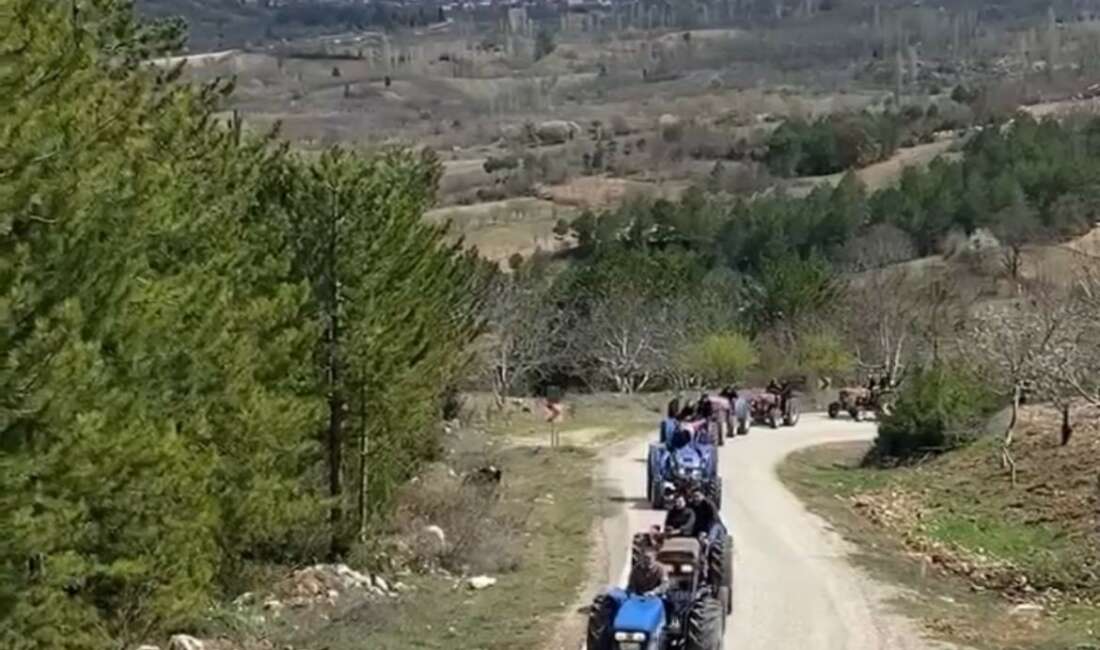 Bursa'nın Issızdere köyünde, çiftçiler