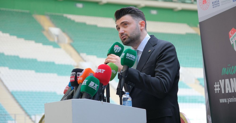 Bursaspor Başkanı Enes Çelik,