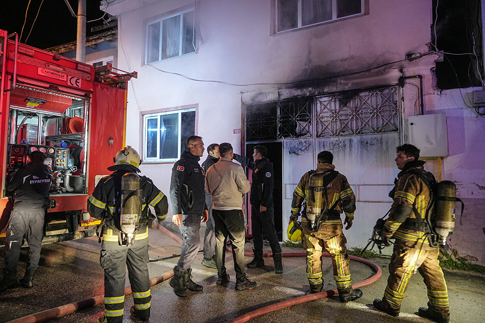 Bursa'nın Nilüfer ilçesinde bir