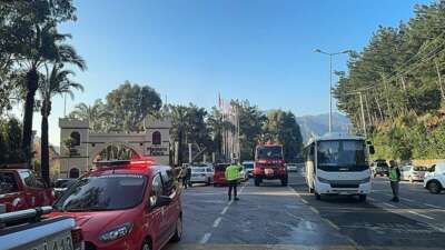 Turizm cennetinde korkutan yangın!