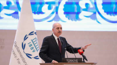 TBMM Başkanı Kurtulmuş: “Filistin’deki gelişmeler, yeni bir küresel mimariye ihtiyaç olduğunu ortaya koyuyor”