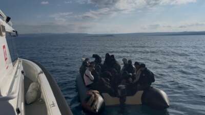 Balıkesir'in Ayvalık ilçesi açıklarında Sahil