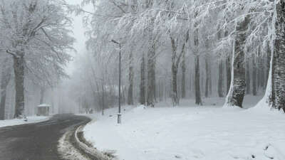 Kartepe’de kartpostallık kar manzaraları