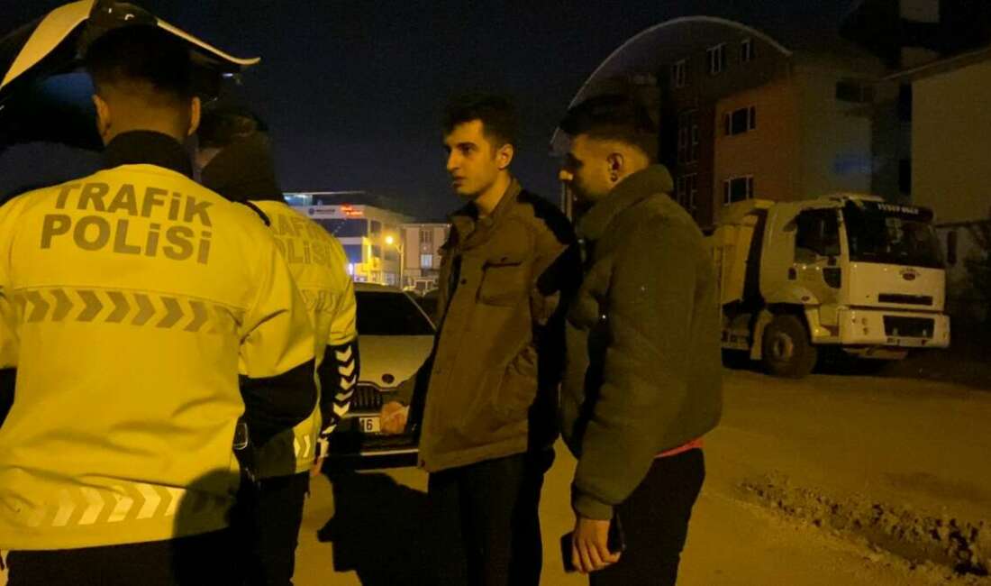 Ehliyetsiz sürücünün savunması “pes” dedirtti Bursa'nın İnegöl ilçesinde uygulama