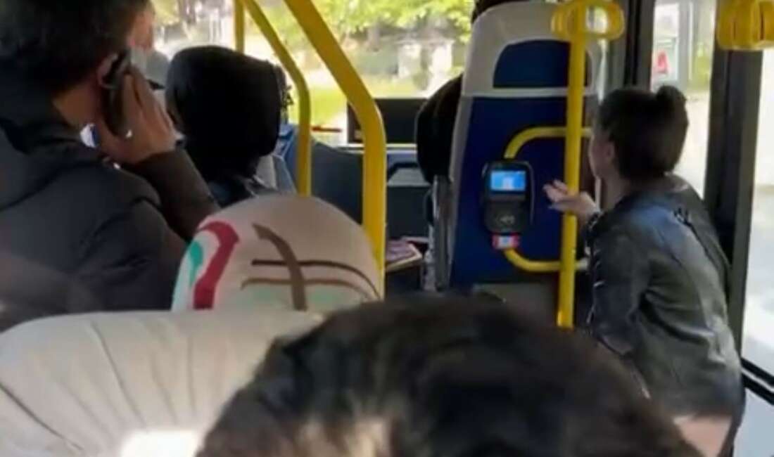 Şoförün yolcu seçmesi tartışmaya sebep oldu Bursa'da bir dolmuş şoförü,