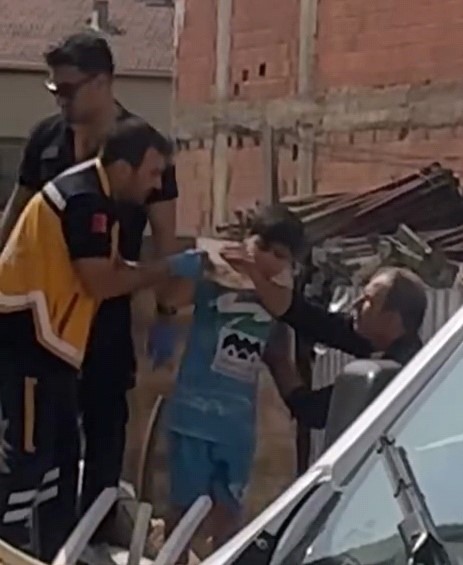 Bursa’nın İnegöl ilçesinde, parkta