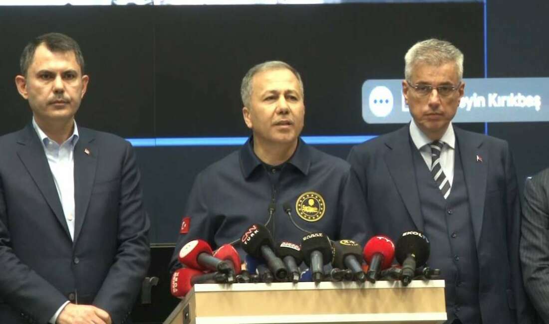 İçişleri Bakanı Ali Yerlikaya,