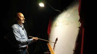 Balıkesir’de Hacivat-Karagöz canlı sinema etkinliği