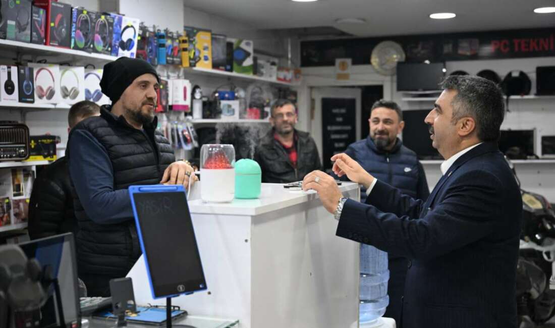Başkan Yılmaz, komşu ziyaretinde Yıldırım Belediye Başkanı Oktay