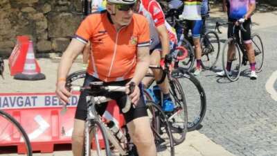 Antalya'nın Manavgat ilçesinde düzenlenen bisiklet