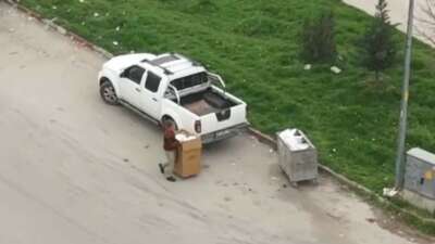 İnegöl’de dron ile tespit ettiler çevreyi kirletenlere ceza yağdırdılar