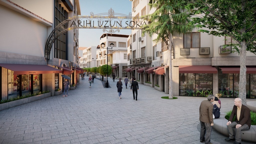 İnegöl Belediyesi, şehir merkezine
