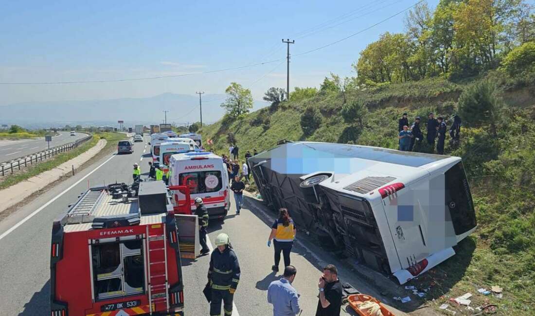 Yalova-Bursa karayolunda meydana gelen