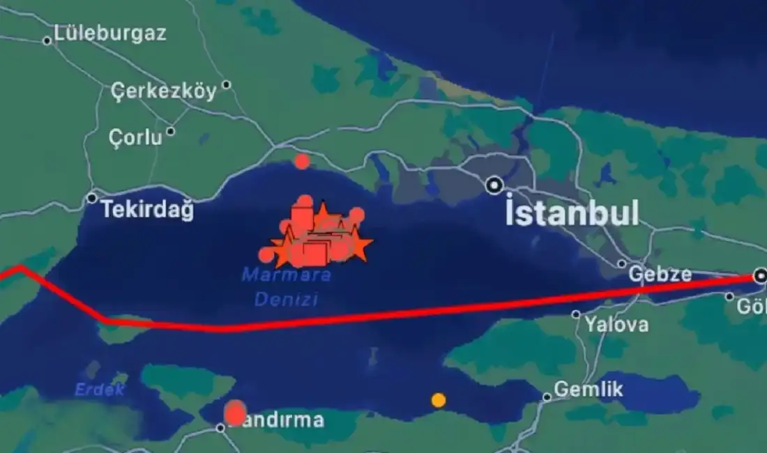 İstanbul’daki 6.2 büyüklüğündeki depremin sesi kaydedildi İstanbul’daki 6,2 büyüklüğündeki depremin