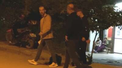 Bursa'nın İnegöl ilçesinde bir parkta