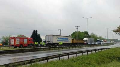 Sakarya'nın Serdivan ilçesi D-100 kara