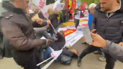 Kocaeli'de 1 Mayıs kutlamaları sırasında