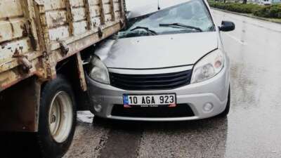 Bursa'nın İnegöl ilçesinde yağış nedeniyle