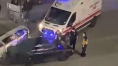 Bursa'nın Kestel ilçesinde çöp konteynerine