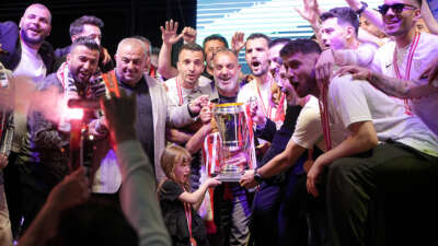 Fethiye İdman Yurdu, şampiyonluk kupasını kaldırdı