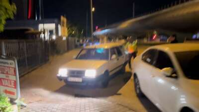 Bursa'da alkol uygulamasını görünce panikleyen