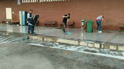 Terminalde Temizlik Tam Not Aldı