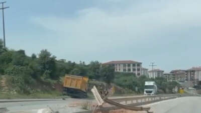 Bursa'nın Kestel ilçesinde kontrolden çıkan