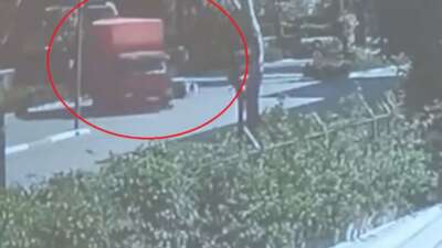 Bursa’da cadde üzerinde seyir halinde