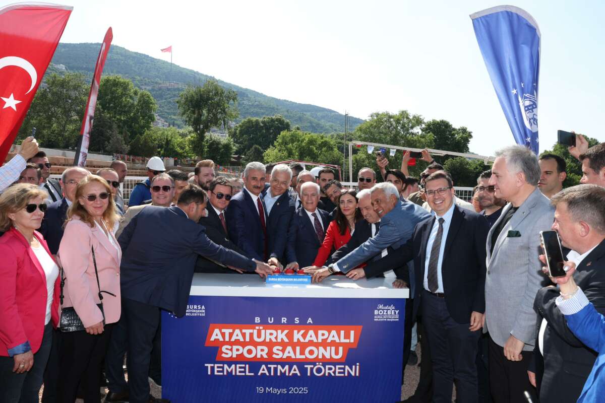 Bursa Atatürk Spor Salonu’nun temeli törenle atıldı