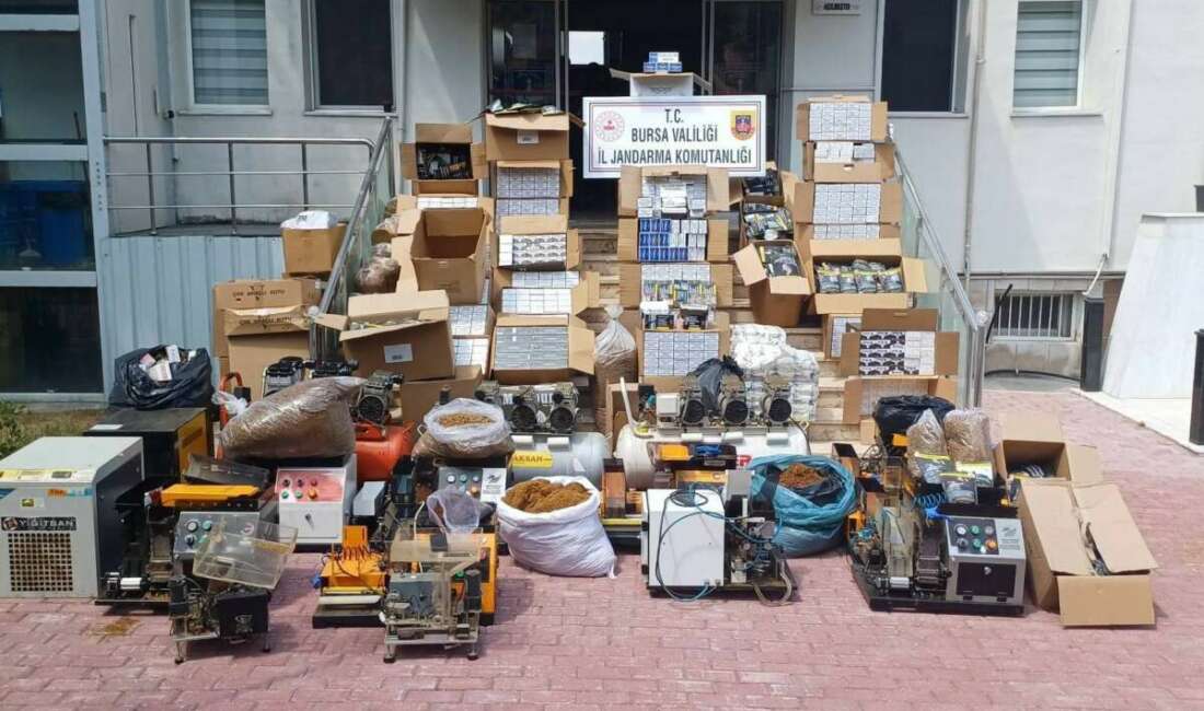 Bursa'nın Gemlik ilçesinde kaçak