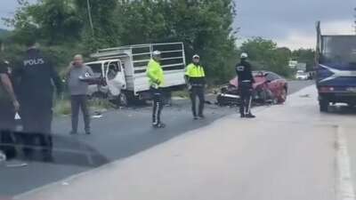 Bursa'da yağışlı havanın etkisiyle kaygan