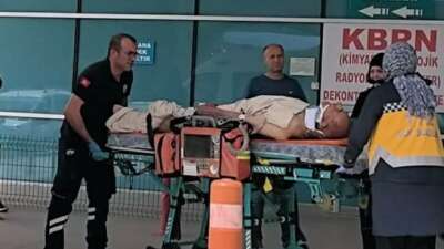 Bursa'nın İnegöl ilçesinde motosiklet ile