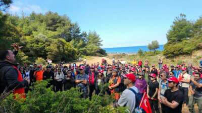 Çanakkale’de ‘Zığındere Harp Yolu Şehitlere Saygı Yürüyüşü’ gerçekleştirildi