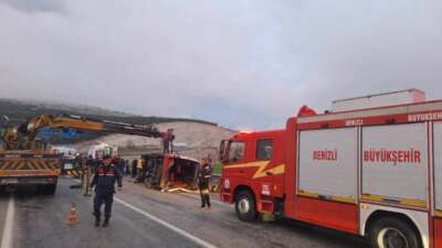 Denizli’nin Tavas ilçesinde tekstil işçilerini