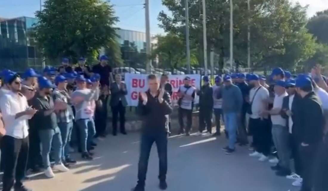 İşçiler maaş ve yan haklarda anlaşamayınca o fabrikada üretim durdu Fransız kökenli raylı sistemler