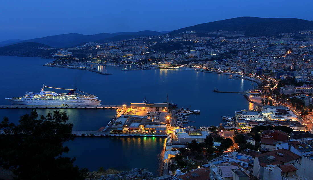 Aydın'ın turistik ilçesi Kuşadası'nda,