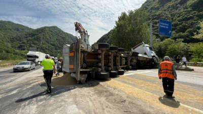 Sakarya'nın Geyve ilçesinde hafif ticari