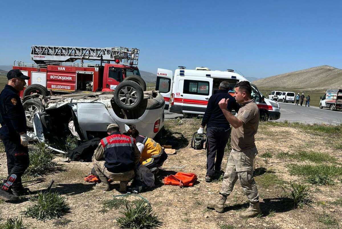 Van’da feci kaza: 4 kişi hayatını kaybetti, 2 yaralı