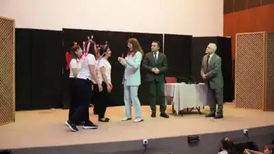 Yenişehir’de profesyonel oyunculara taş çıkardılar