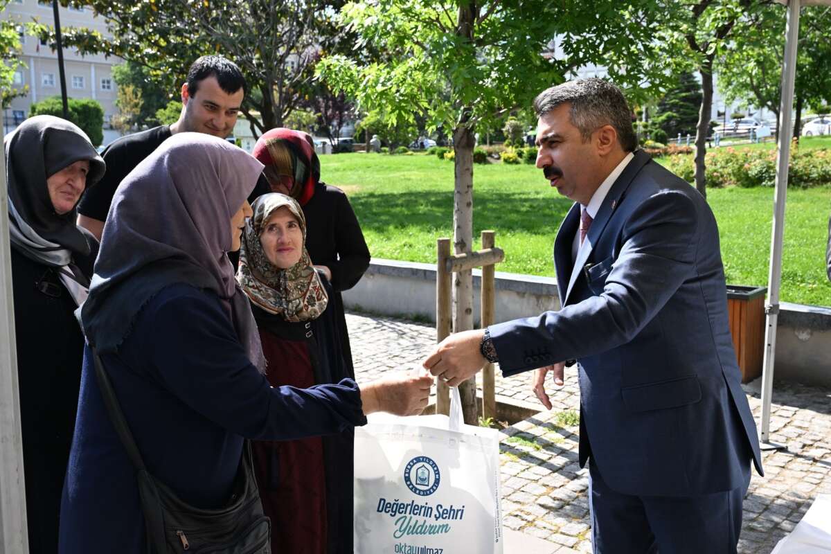 Yıldırım Belediyesi’nden 50 bin fide