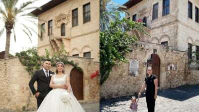 Adanalı şehidin eşi, düğün fotoğraflarını minik kızıyla çektirdi