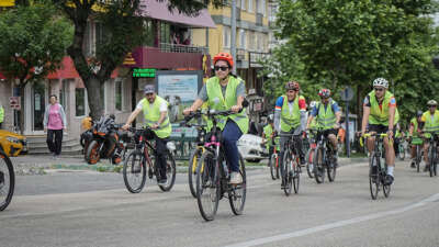  Bisikletliler, farkındalık için pedal çevirdi