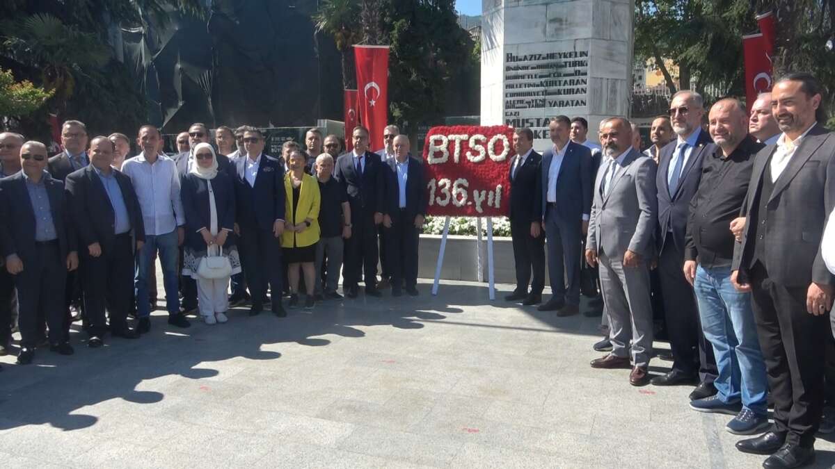 Bursa iş dünyasının çatı kuruluşu 136 yaşında